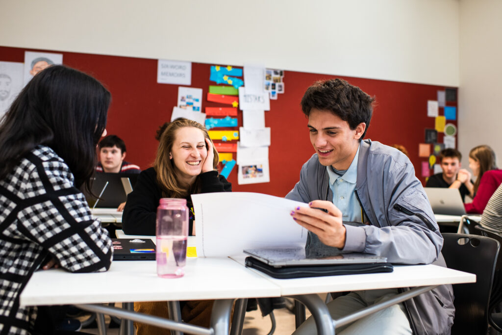 Students in classroom